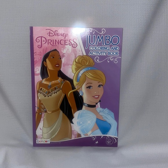 Disney Princess Jumbo Coloring & Activity book - Picture 1 of 7
